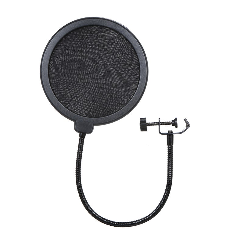 Generic - Mic Shield Microphone Pop Filter 818-LU Black - Image 1