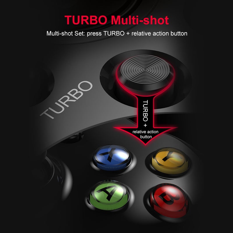 Controller Gamepad for PC Android PS3 Black