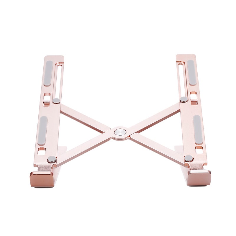6-Level Adjustable Laptop Stand Rose gold  - Image 4