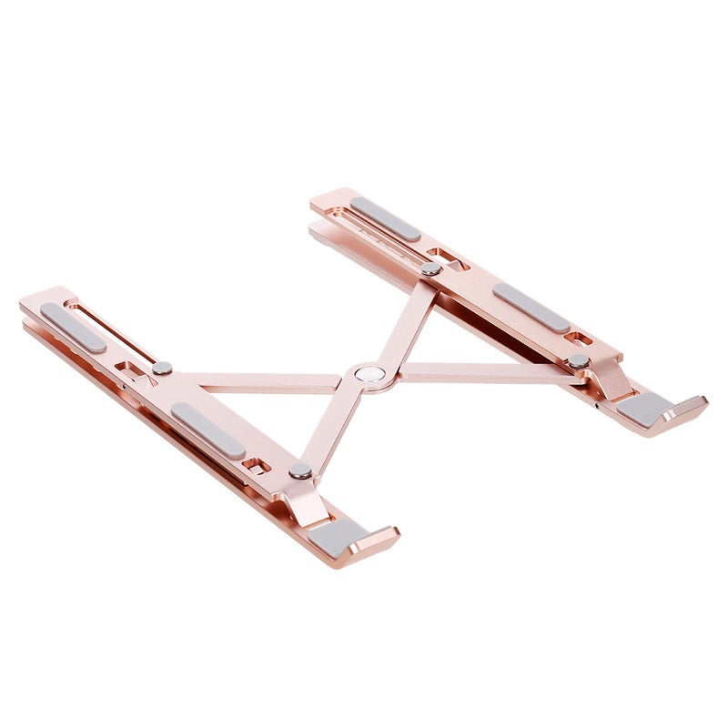 6-Level Adjustable Laptop Stand Rose gold  - Image 3