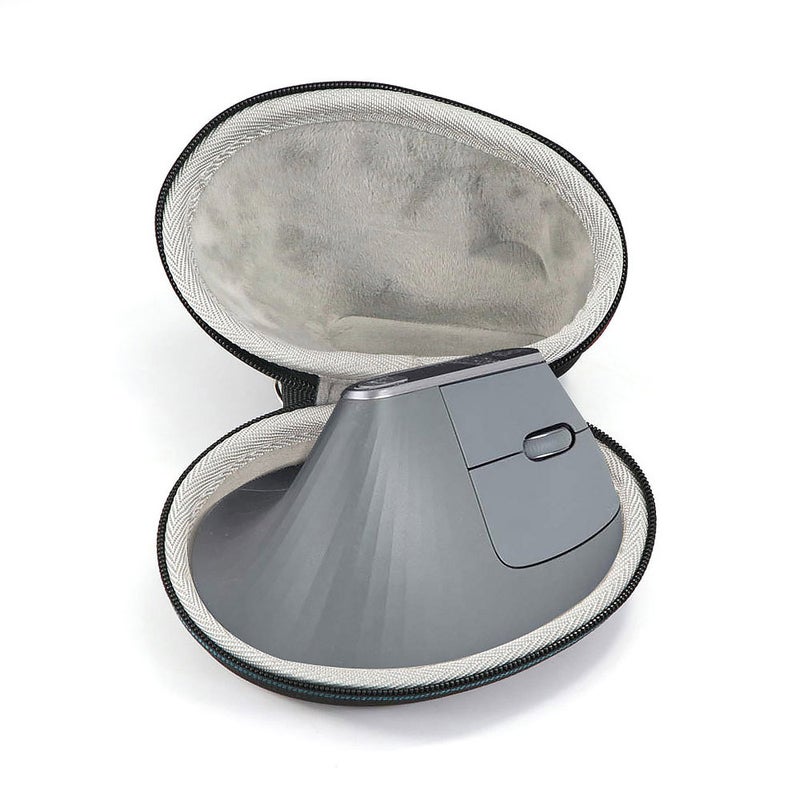 Generic - Hard Travel Mouse Case Compatible With Logitech MX Vertical Black - Image 1