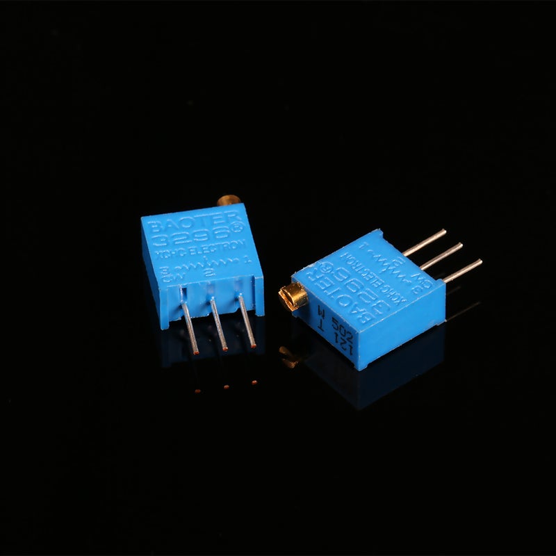 Generic - 50-Piece Multiturn Trimmer Potentiometer Kit Blue - Image 1