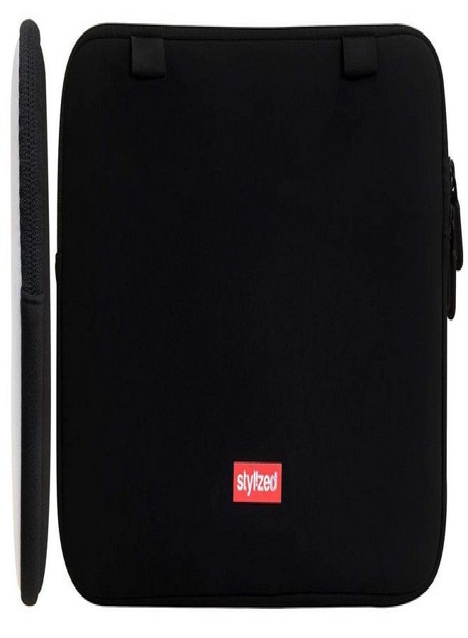 Stylizedd Premium Designer Water-Resistant Neoprene Notebook Computer Tablet Carrying Bag Cover for 15 inch Macbook Sleeve / Laptop bag with Strap - Khaas Multi Color - Image 3