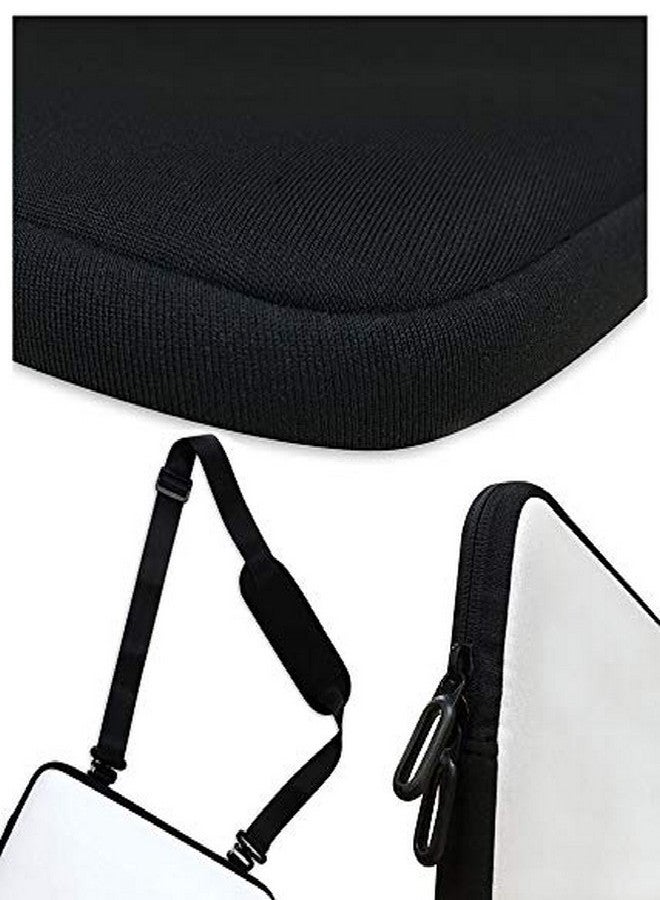 Stylizedd - Premium Designer Water-Resistant Neoprene Notebook Computer Tablet Carrying Bag Cover for 15 inch Macbook Sleeve / Laptop bag with Strap - Switch On Multi Color - Image 1