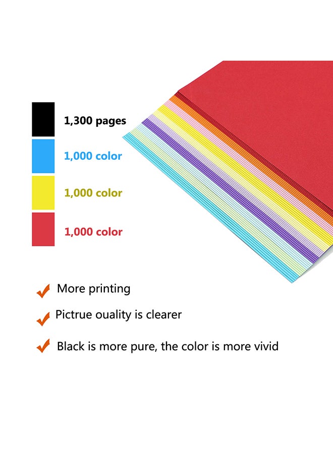 دي دبليو مجموعة من 4 خراطيش حبر متعدد الألوان - Image 3