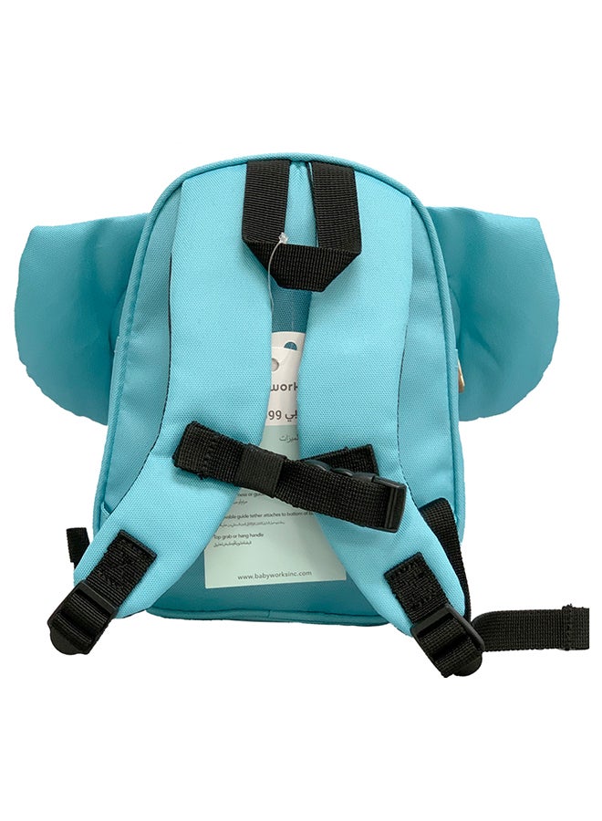 Babyworks - Elephant Backpack Blue/White - Image 1