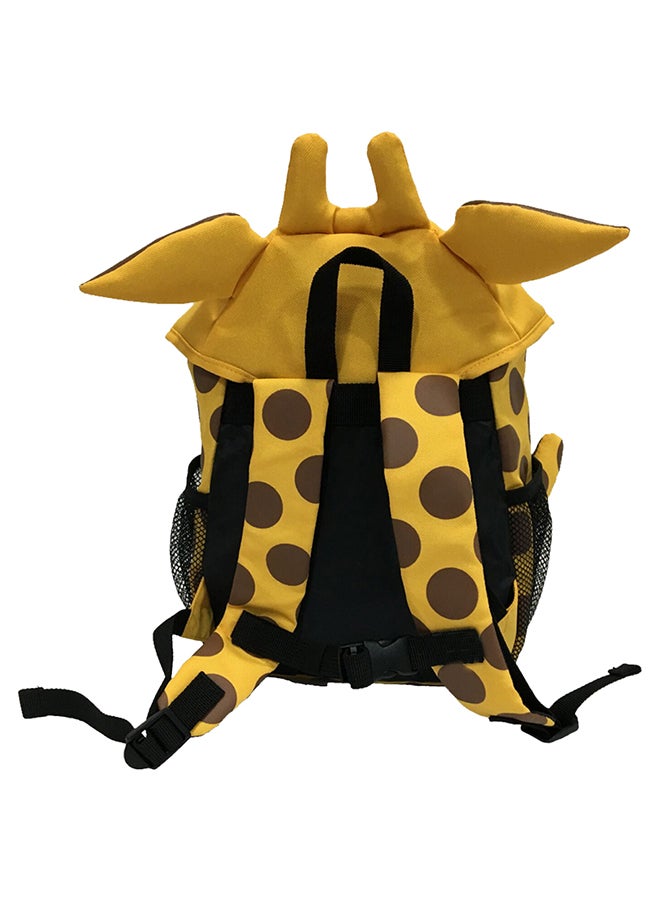 Babyworks - Giraffe Backpack With Strap Yellow/Brown/White - Image 1