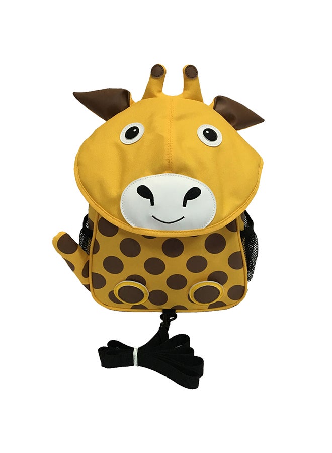 Babyworks - Giraffe Backpack With Strap Yellow/Brown/White - Image 1