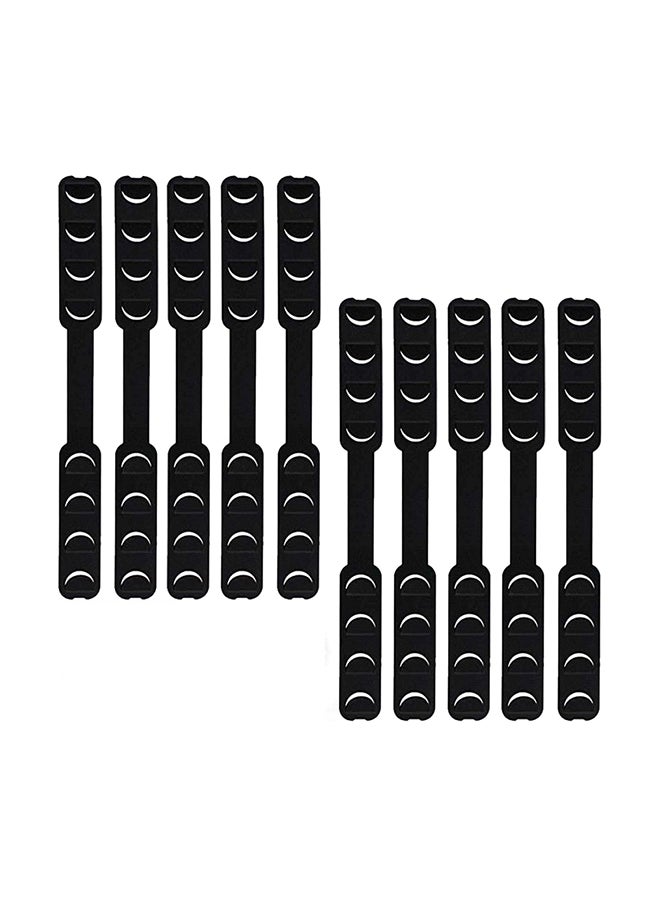 10 Piece Plastic Mask Extender Adjustable Strap - Image 1