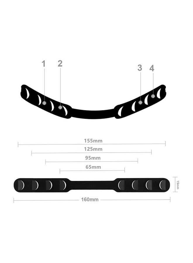 Generic 5 Piece Plastic Mask Extender Adjustable Strap  - Image 5