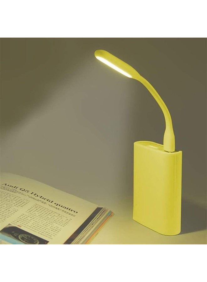 Generic 2 Piece Flexible Mini USB LED Night Light Yellow 169x18x9mm  - Image 4