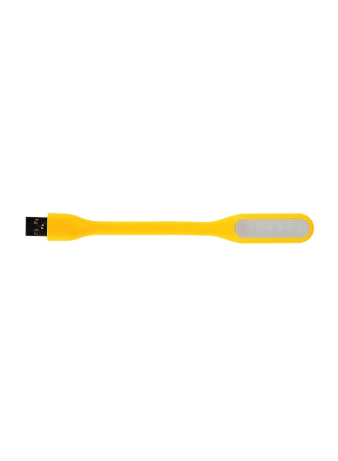 مصباح ليلي LED صغير مرن بمنفذ USB من 3 قطع أصفر 16.51x1.78x0.89سم  - Image 2