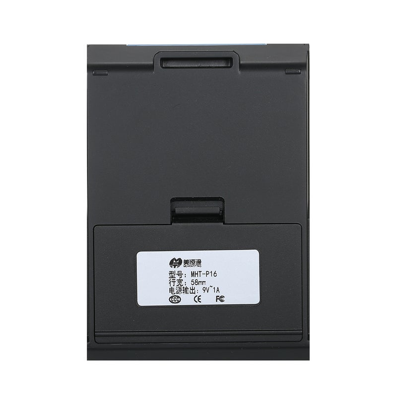 Portable Mini Wireless 58mm BT Direct Thermal Printer Blue/Black  - Image 2