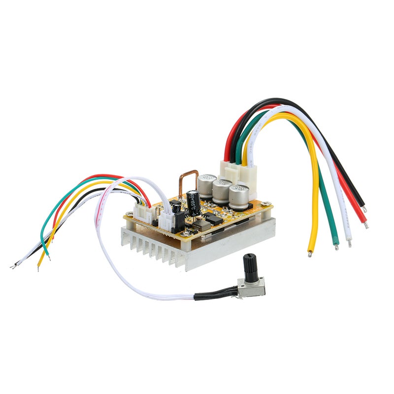 Generic - 350W 5-36V DC Motor Driver BLDC Brushless Controller Three-phase Motor Accessories Wide Voltage High Power Multicolour 14.6 x 3 x 10.2cm - Image 1