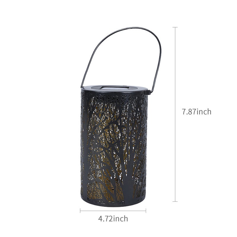LED Hollow Garden Light Black 23 x 13 x 13cm - Image 2