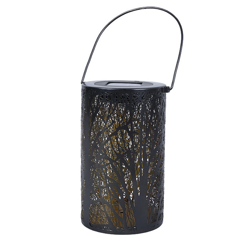 LED Hollow Garden Light Black 23 x 13 x 13cm - Image 4