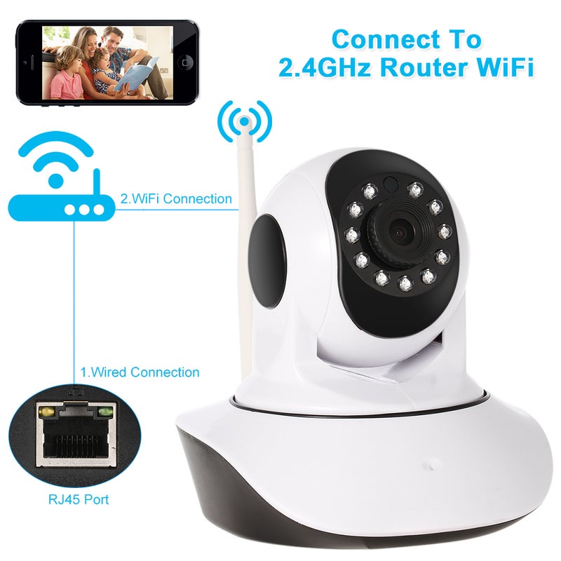 Generic - 1080P HD 2.0 MP Wi-Fi Wireless Pan Tilt PTZ Night Vision IP CCTV Camera With Temperature And Humidity Sensor - Image 1