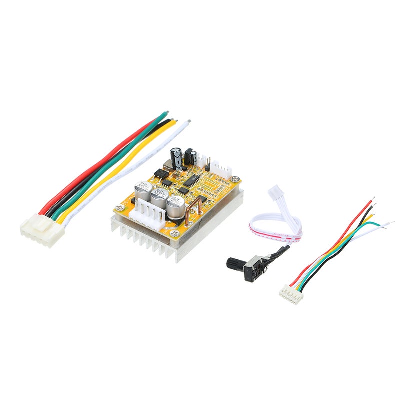 Generic - 350W 5-36V DC Motor Driver BLDC Brushless Controller Three-phase Motor Accessories Wide Voltage High Power Multicolour 14.6 x 3 x 10.2cm - Image 1