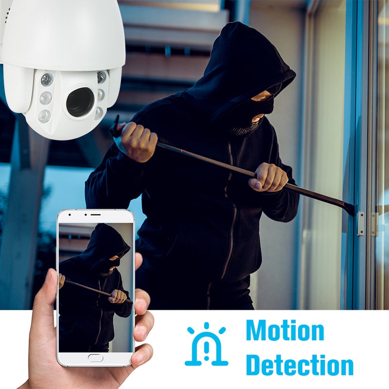 Generic - 1080P HD PTZ Wi-Fi Wireless 2.8-12mm Auto Focus Colorful Night Vision Outdoor IP CCTV Camera - Image 1