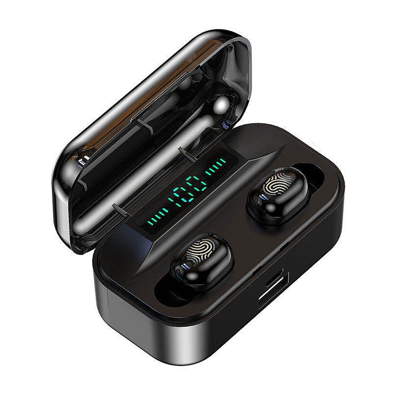 Generic - TWS Stereo Wireless Bluetooth Earphone Black - Image 1