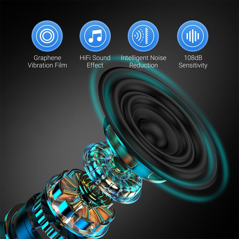 Generic - TWS Stereo Wireless Bluetooth Earphone Red/Black - Image 1