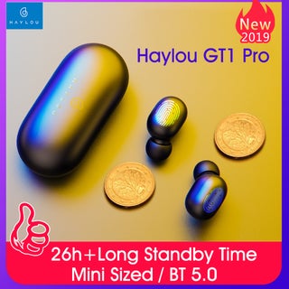 GT1 Pro Fingerprint Touch Wireless Earbuds Black - v1601523067/N40669227A_1