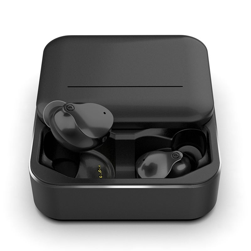 V10 Touch-Controlled Bluetooth Sports Earbuds Black - Image 1