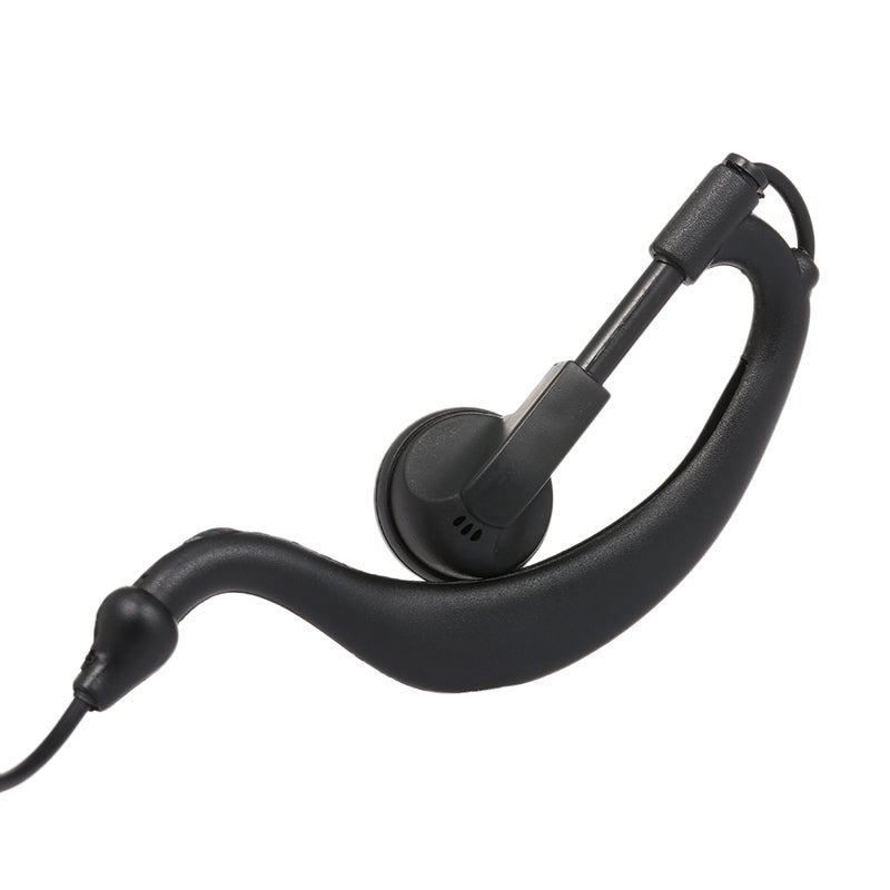 Generic - Walkie Talkie Headset Earpiece With Micrphone Black - Image 1