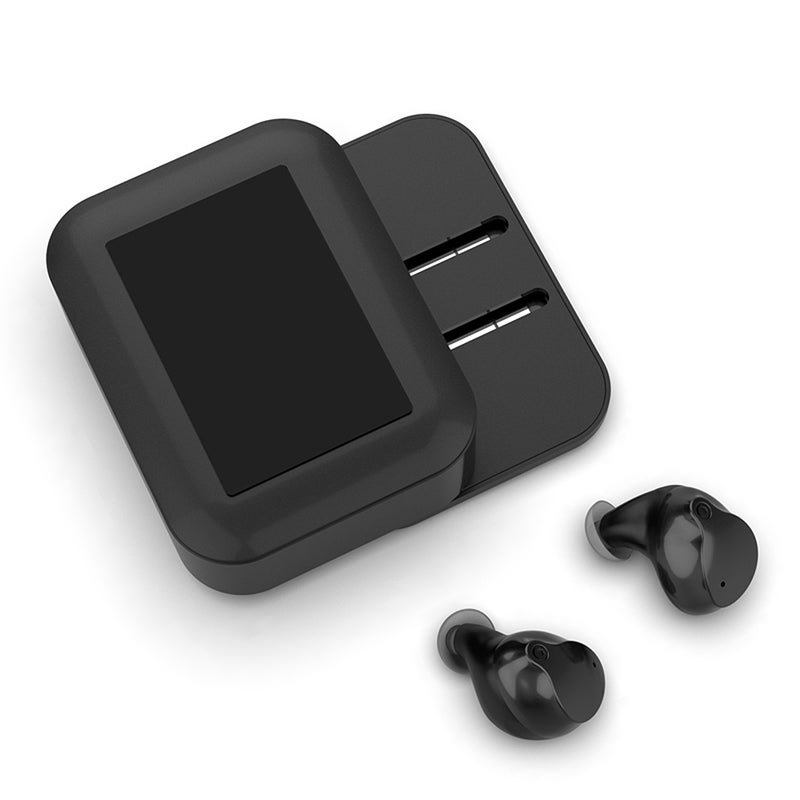 V10 Touch-Controlled Bluetooth Sports Earbuds Black - Image 4