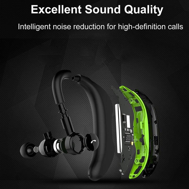 Bluetooth Wireless Stereo Bass Earphones Grey