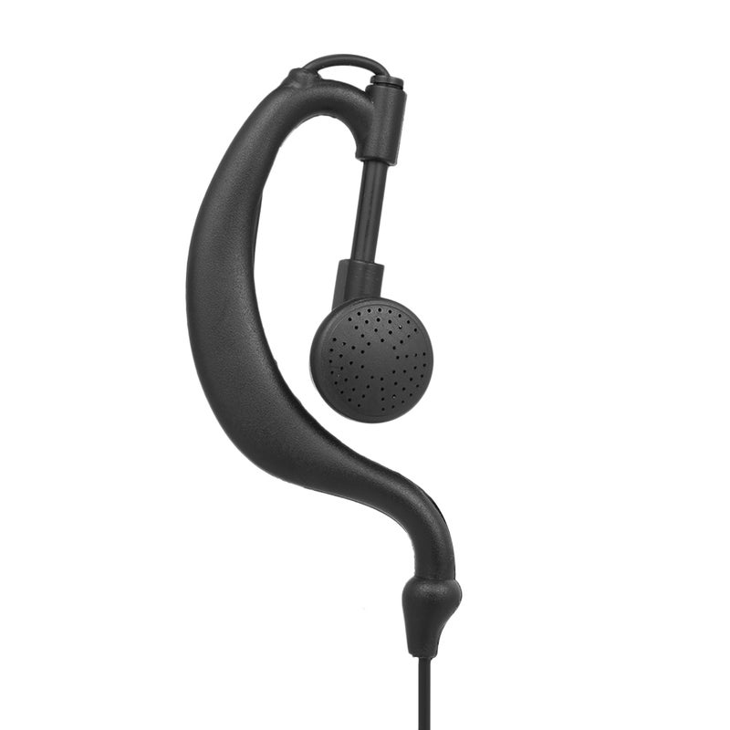 Generic - Walkie Talkie Headset Earpiece With Micrphone Black - Image 1