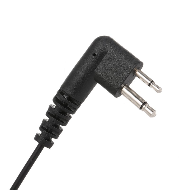 Generic - Walkie Talkie Headset Earpiece With Micrphone Black - Image 1