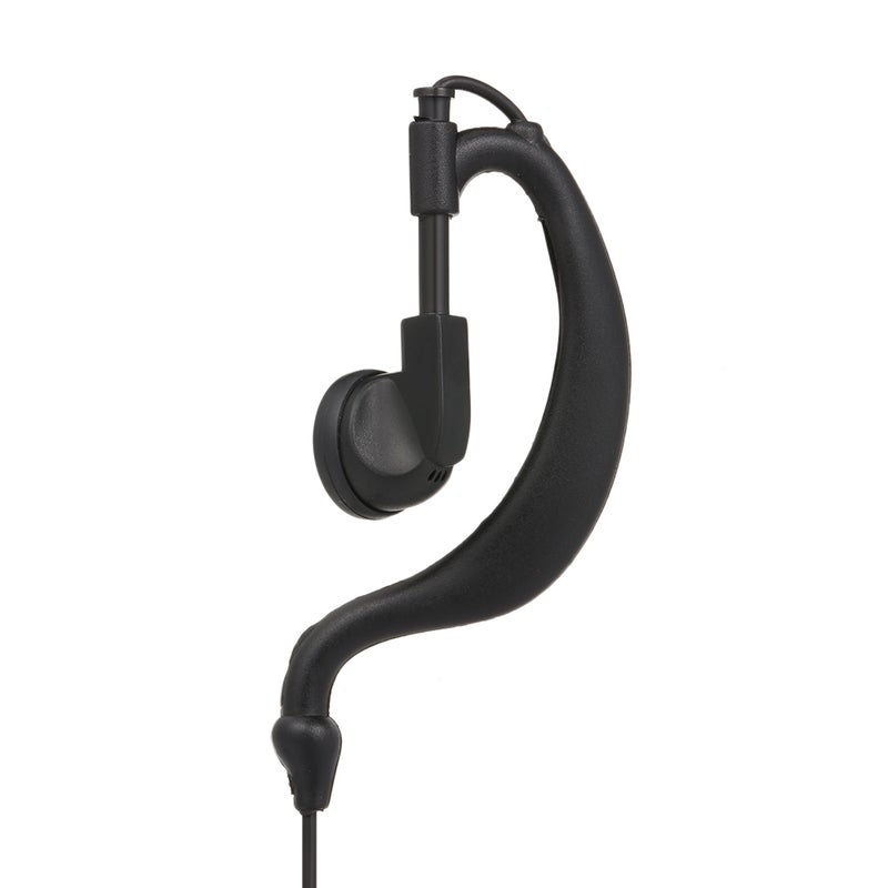 Generic - Walkie Talkie Headset Earpiece With Micrphone Black - Image 1