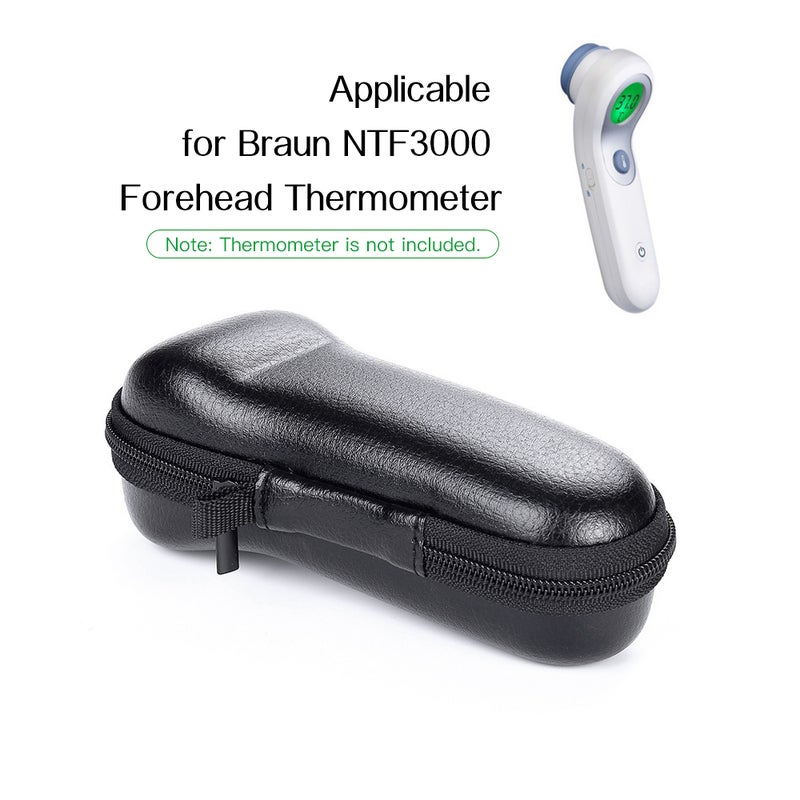 Carrying Case For Braun NTF3000 Forehead Thermometer Black - Image 5