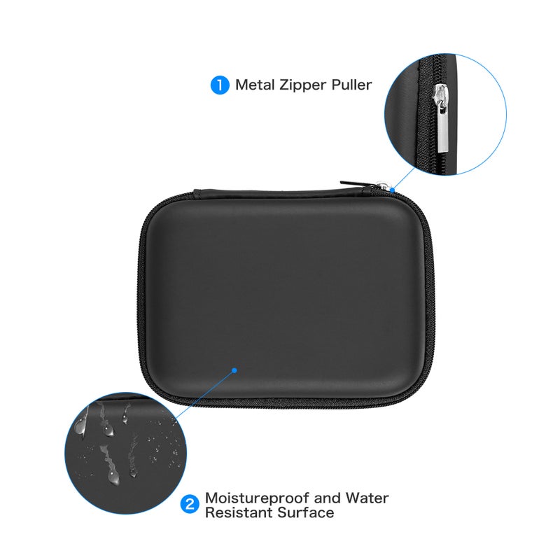 Generic Hard Drive Carrying Case For 2.5" External HDD Power Bank Black  - Image 5