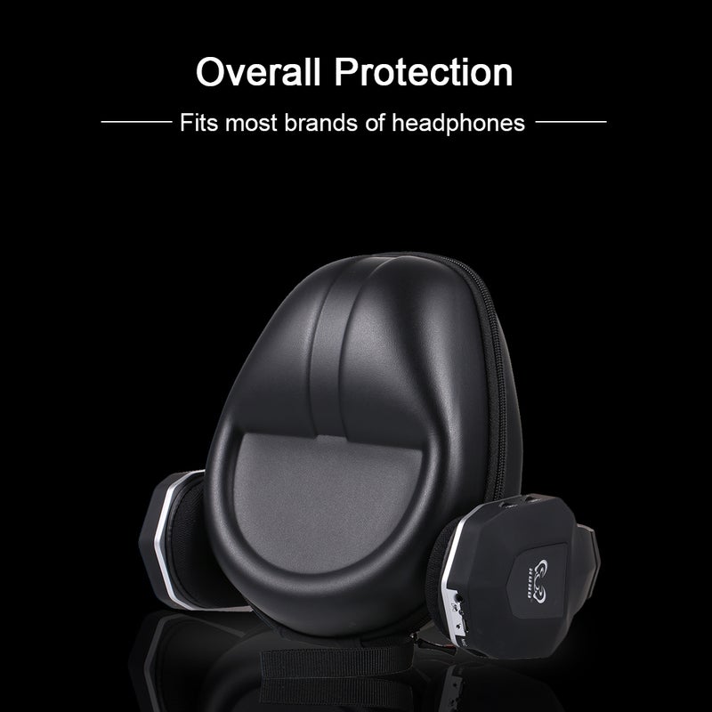 Headphone Carrying Case For Sennheiser/Sony/AKG Black