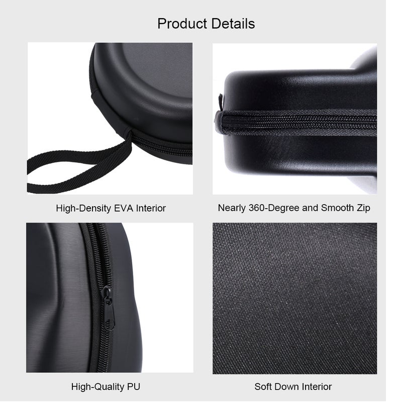 Headphone Carrying Case For Sennheiser/Sony/AKG Black  - Image 3