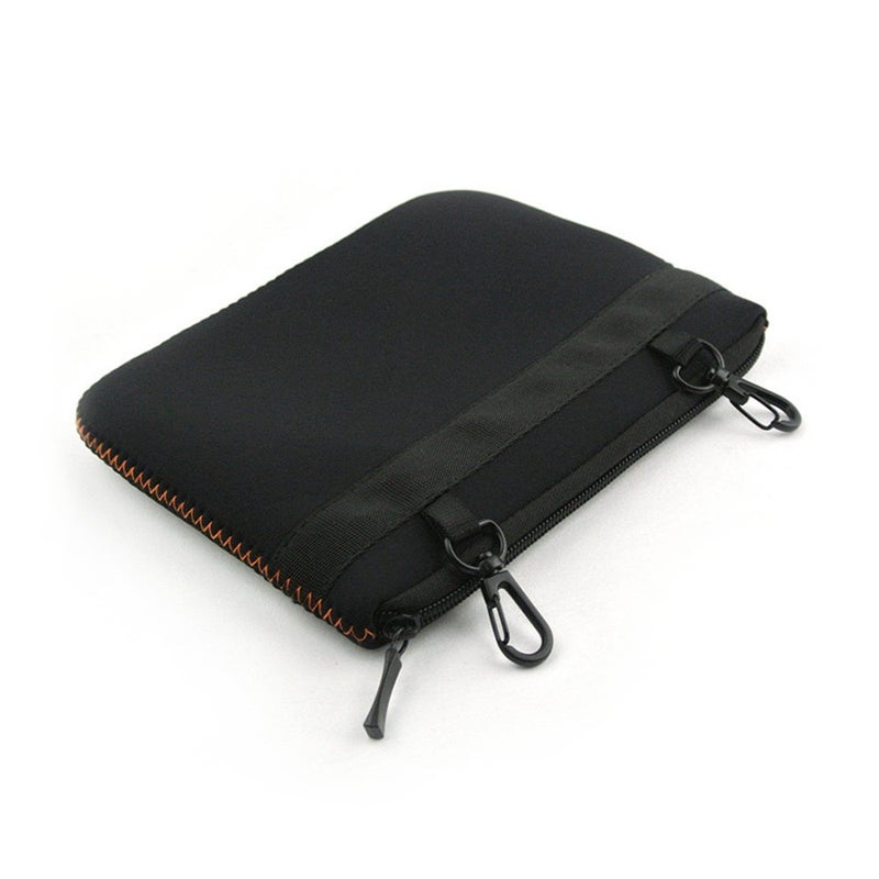 2-Piece Travel Soft Zipper Case For JBL Xtreme BT Speaker with Charger Pouch Black  - Image 5