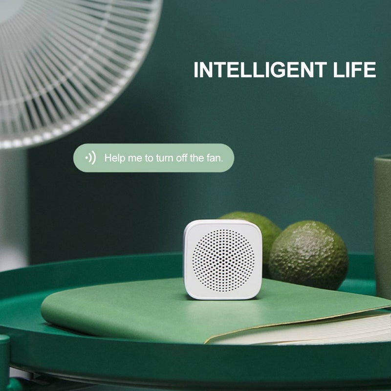 Wireless Bluetooth Stereo Sound Square Portable Speaker With Build-In Handsfree Call White