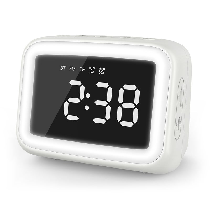 ايه اي سي مكبر صوت BT511 صغير محمول يعمل بالبلوتوث ومزود بمنبه أبيض - Image 3