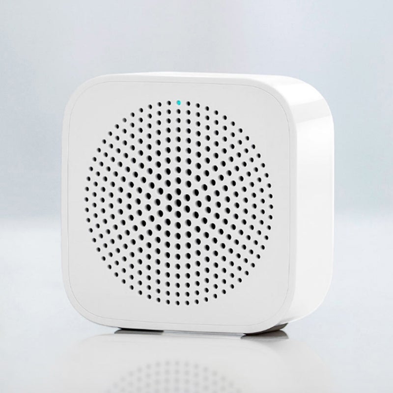Wireless Bluetooth Stereo Sound Round Portable Speaker With Build-In Handsfree Call White - Image 1
