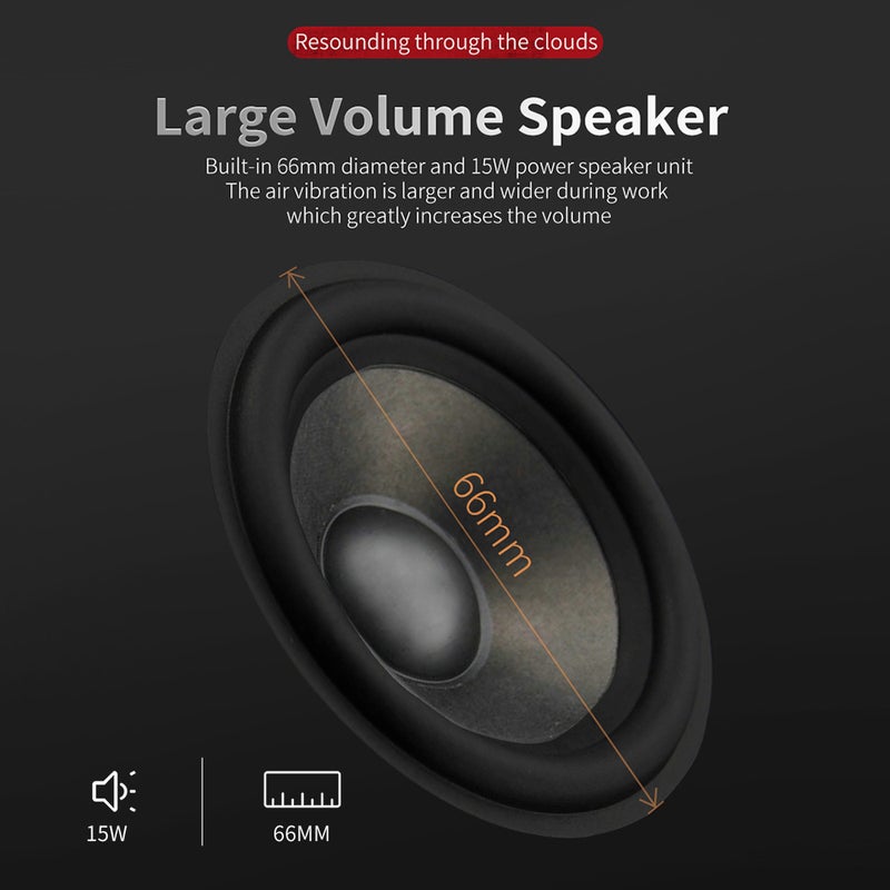 Wireless Portable Bluetooth Speaker Silver - Image 2