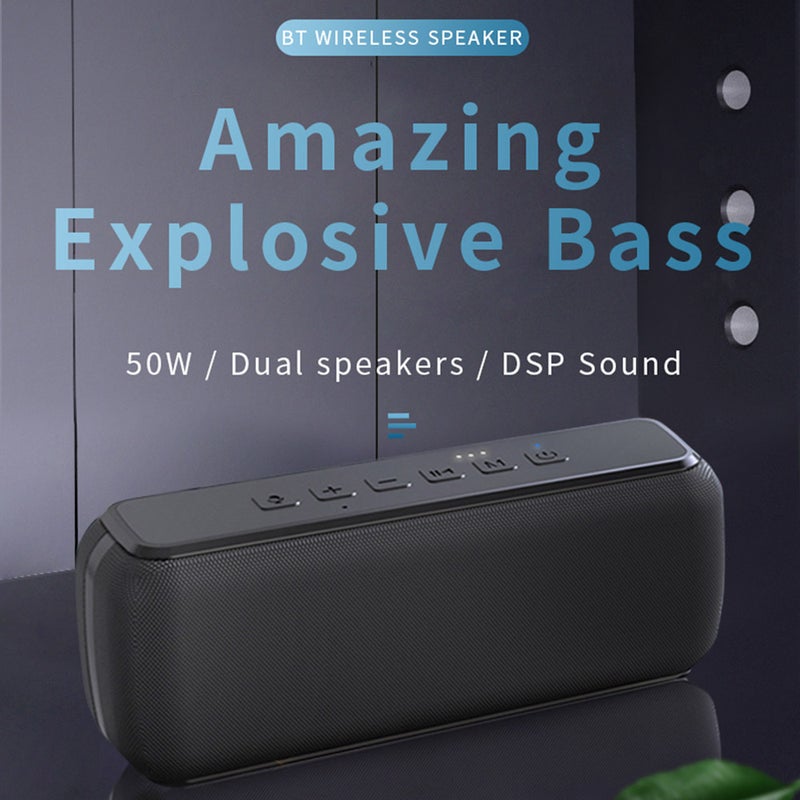 Cyboris - V7 Pro Portable Bluetooth Speaker Blue - Image 1