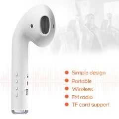 Generic Large G-iant Headphone Shape Portable Bluetooth Speaker White  - Image 1
