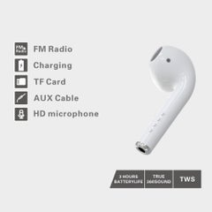 Generic Large G-iant Headphone Shape Portable Bluetooth Speaker White  - Image 4