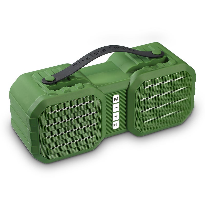 X8 Wireless Bluetooth HiFi Multi-Function TWS Stereo Sound Portable Speaker Green - Image 1