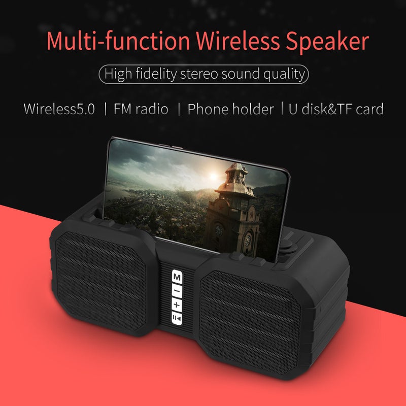 X8 Wireless Bluetooth HiFi Multi-Function TWS Stereo Sound Portable Speaker Green - Image 4