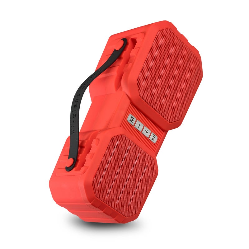 X8 Wireless Bluetooth HiFi Multi-Function TWS Stereo Sound Portable Speaker Red - Image 1