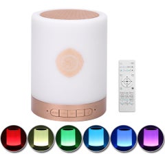 Wireless LED Portable Bluetooth Speaker Gold