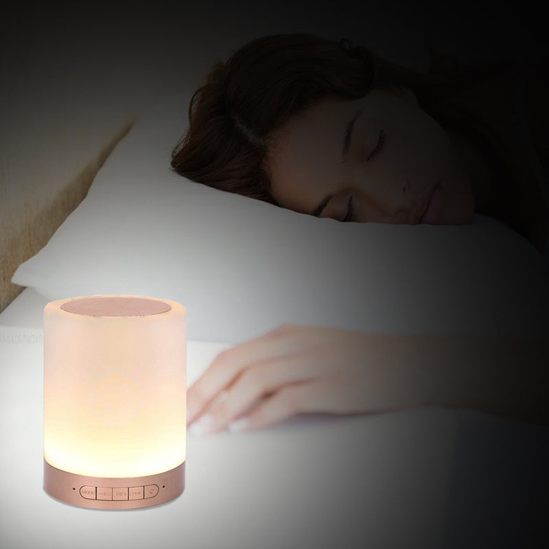 Generic - Wireless LED Portable Bluetooth Speaker White - Image 1